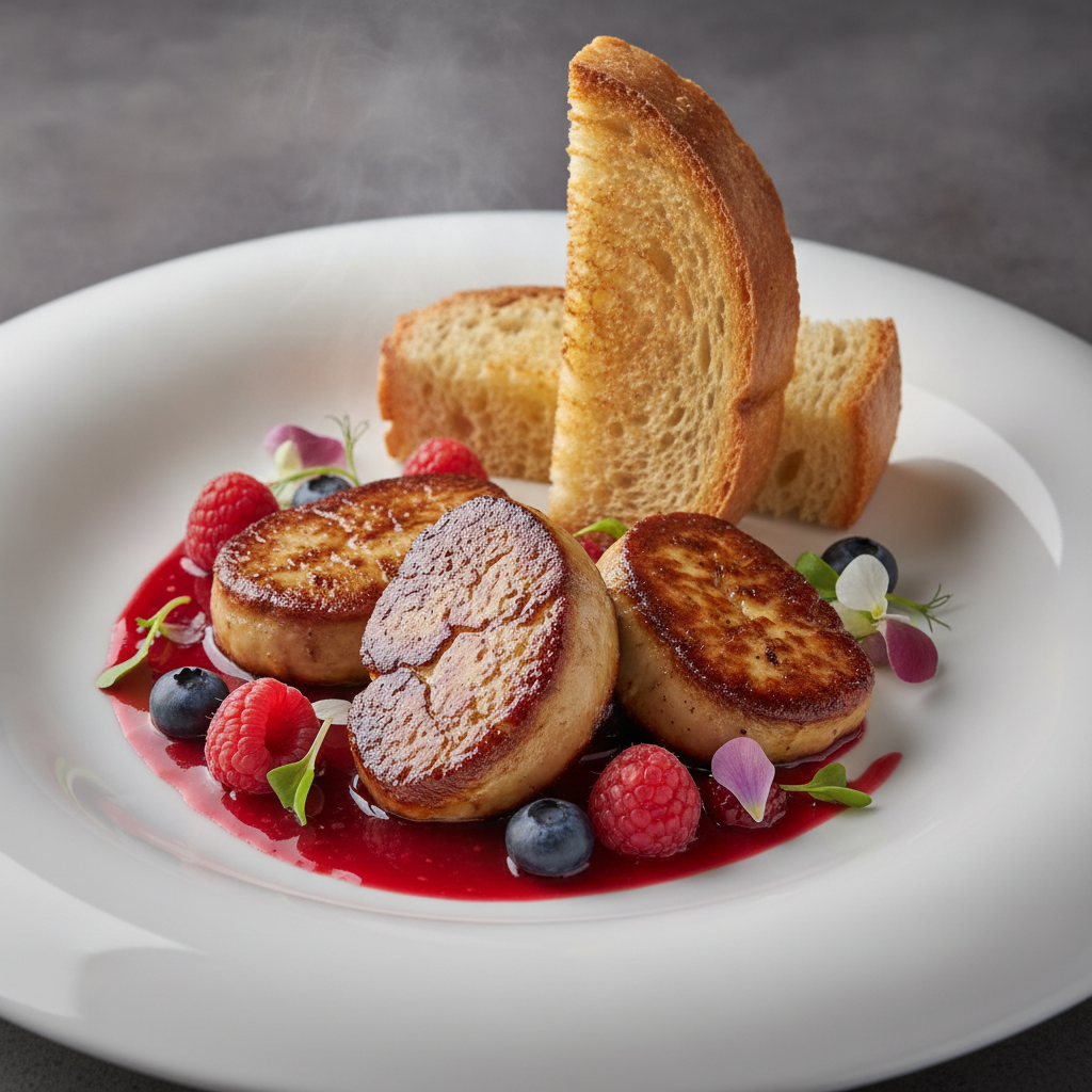 Foie Gras Poêlé ai Frutti di Bosco