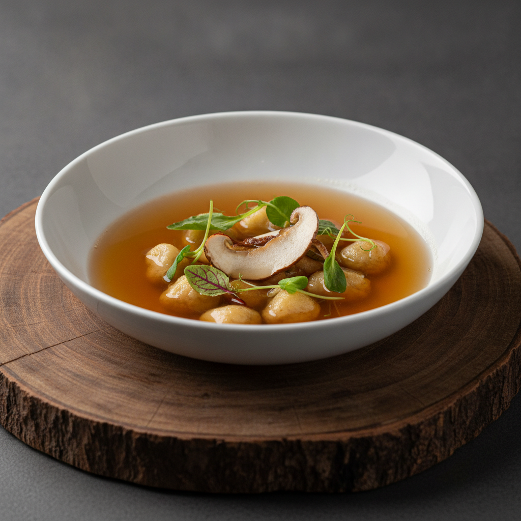 Consommé di Funghi Porcini