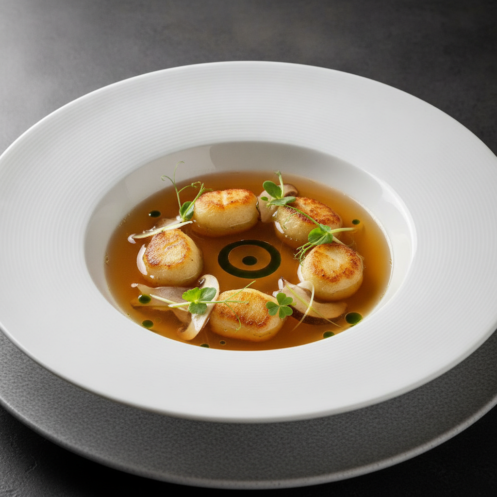 Consommé di Funghi Porcini