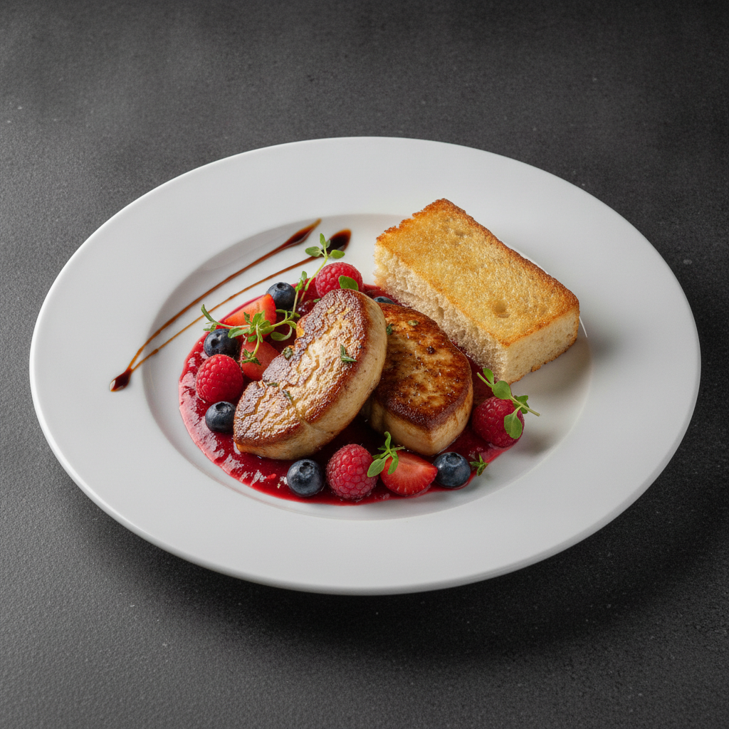 Foie Gras Poêlé ai Frutti di Bosco