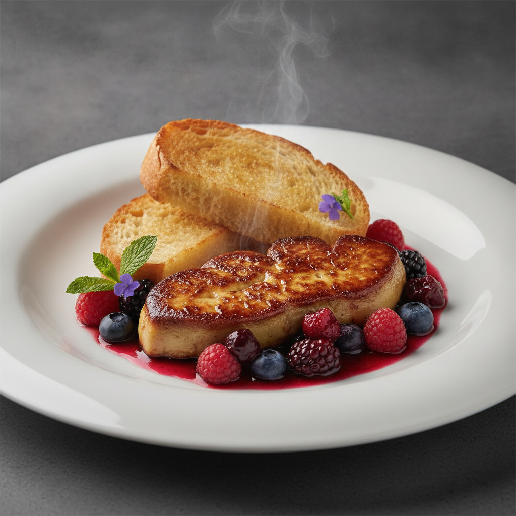 Foie Gras Poêlé ai Frutti di Bosco