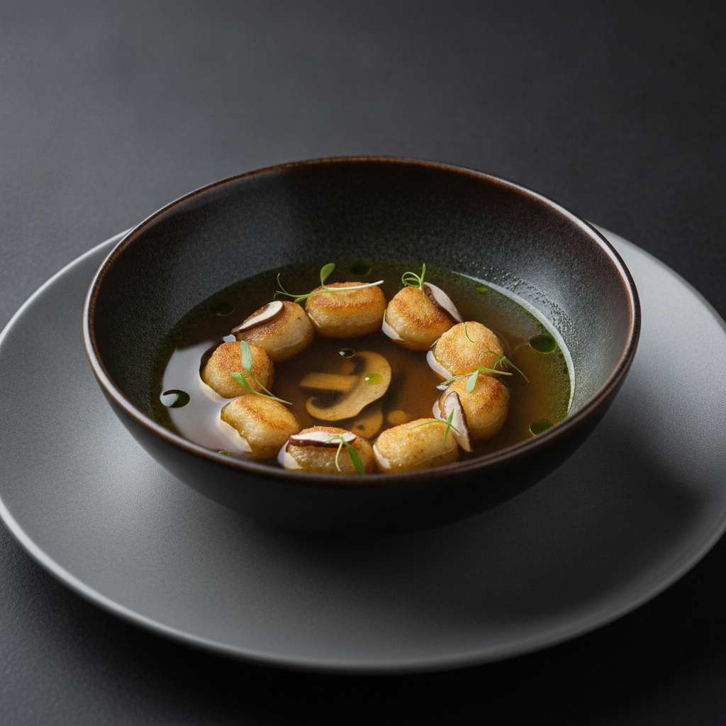 Consommé di Funghi Porcini